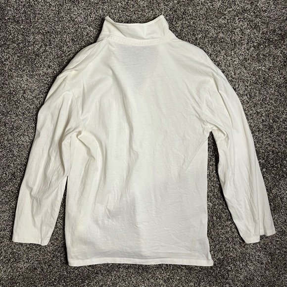 Women's Zara White Long Sleeve Size Medium - Picture 4 of 4